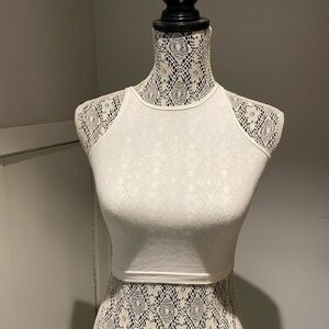 American Apparel crop top small white